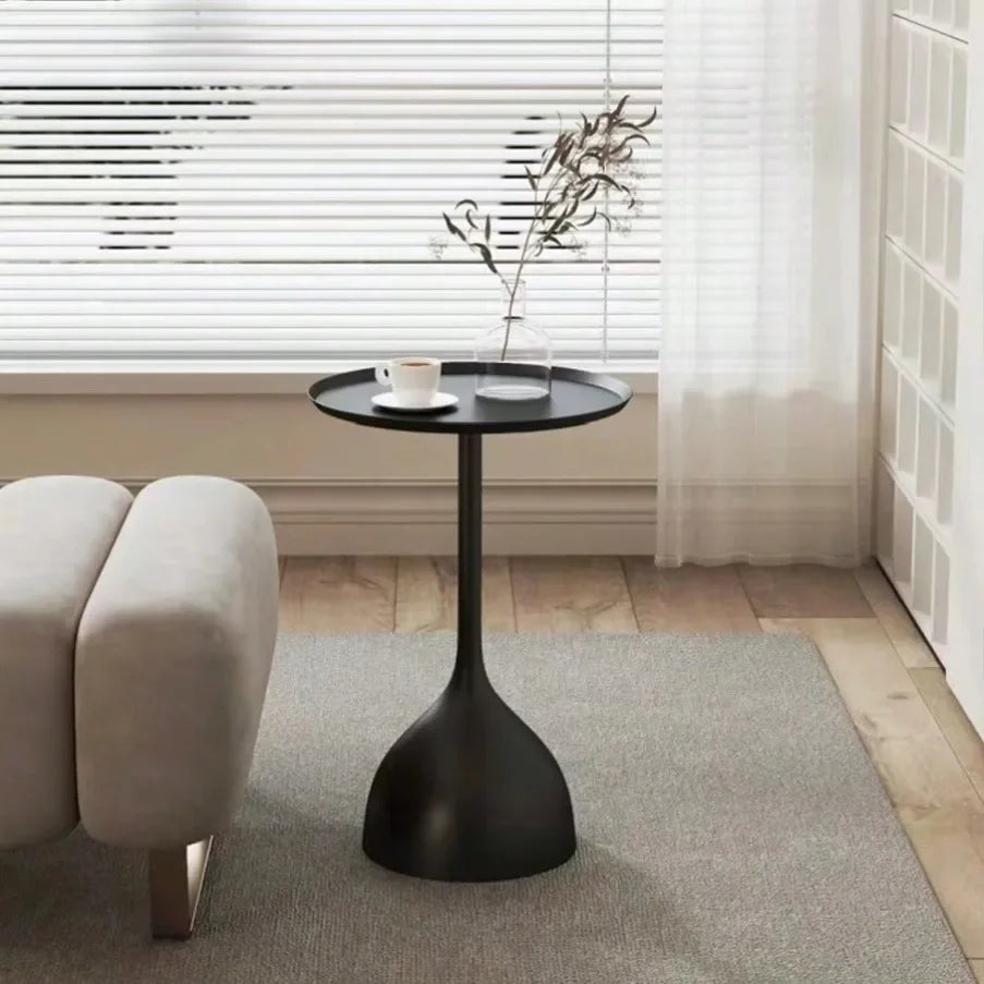 Litet Sidobord Nordisk Järn – Runt, Soffa