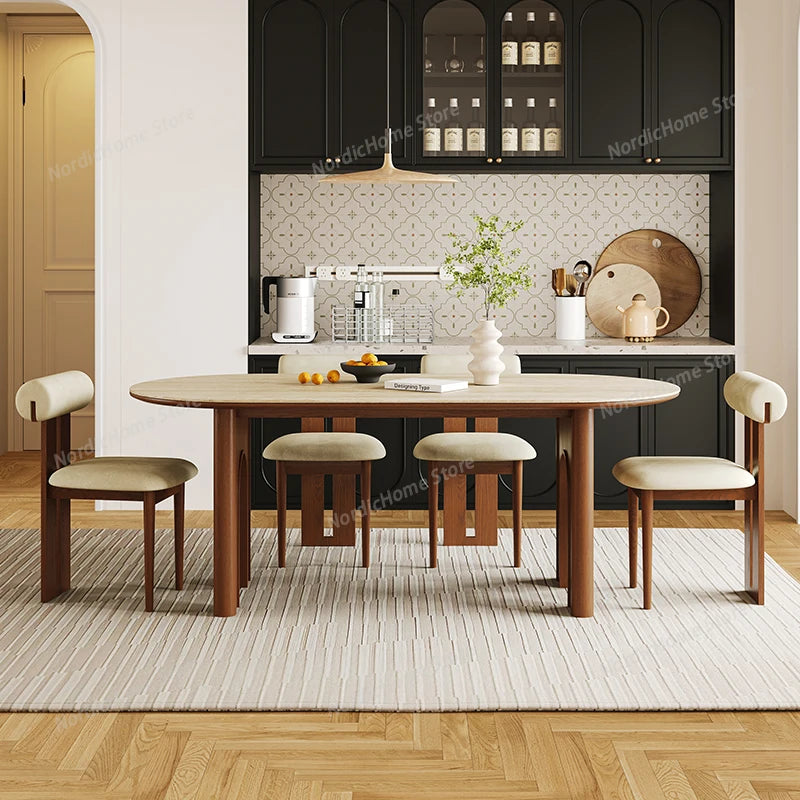 Runt Trämatbord Modern – Designer Kök & Terrass