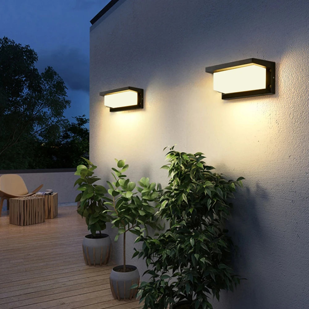 LED Utomhusvägglampa Radarsensor IP65 – Veranda 30W