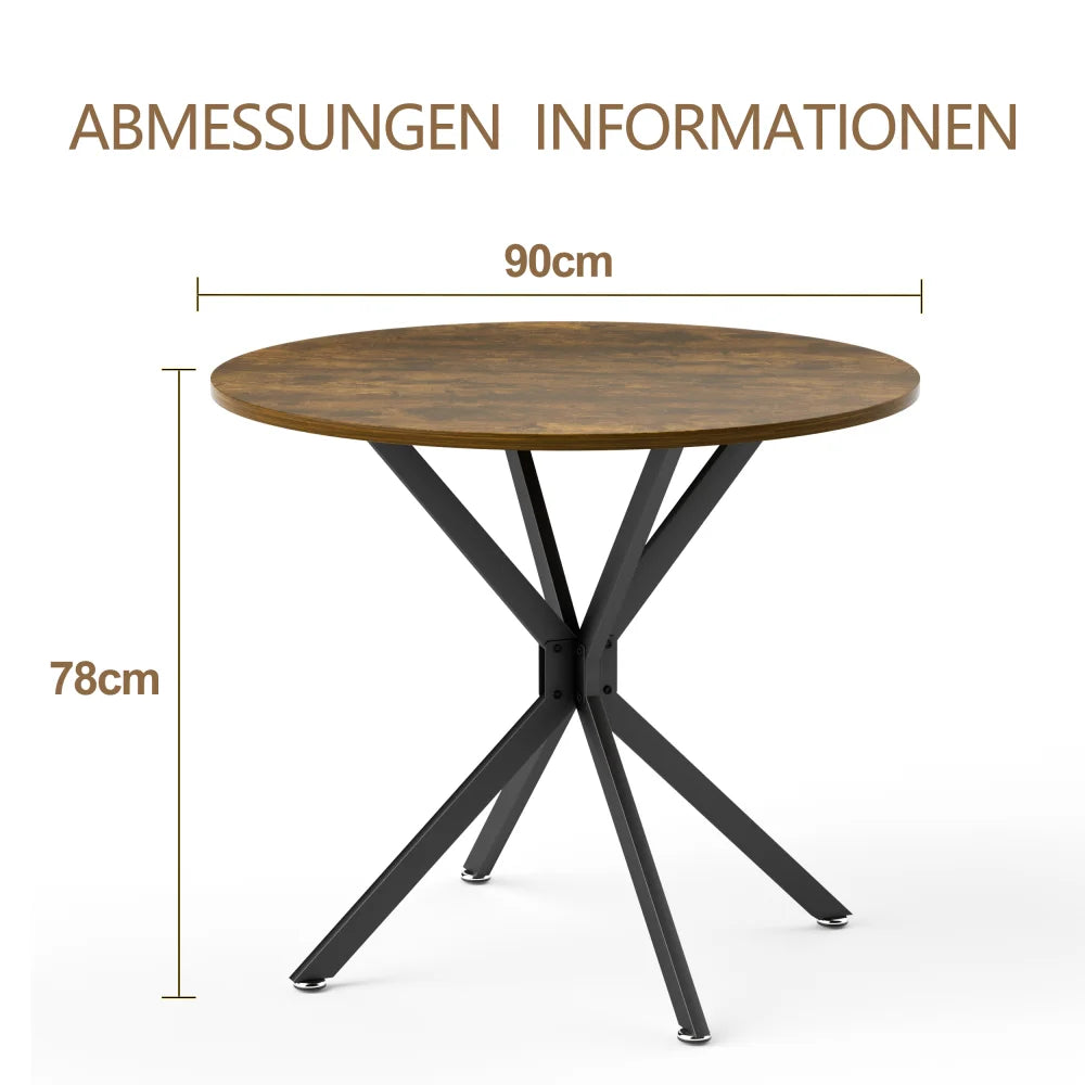 Runt Matbord 90 cm – Platsbesparande Kök & Matsal