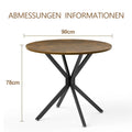 Runt Matbord 90 cm – Platsbesparande Kök & Matsal