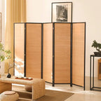 Bambu Vikbar Rumsavdelare 4/5/6 Paneler – Mobil Partition Hotel & Hem