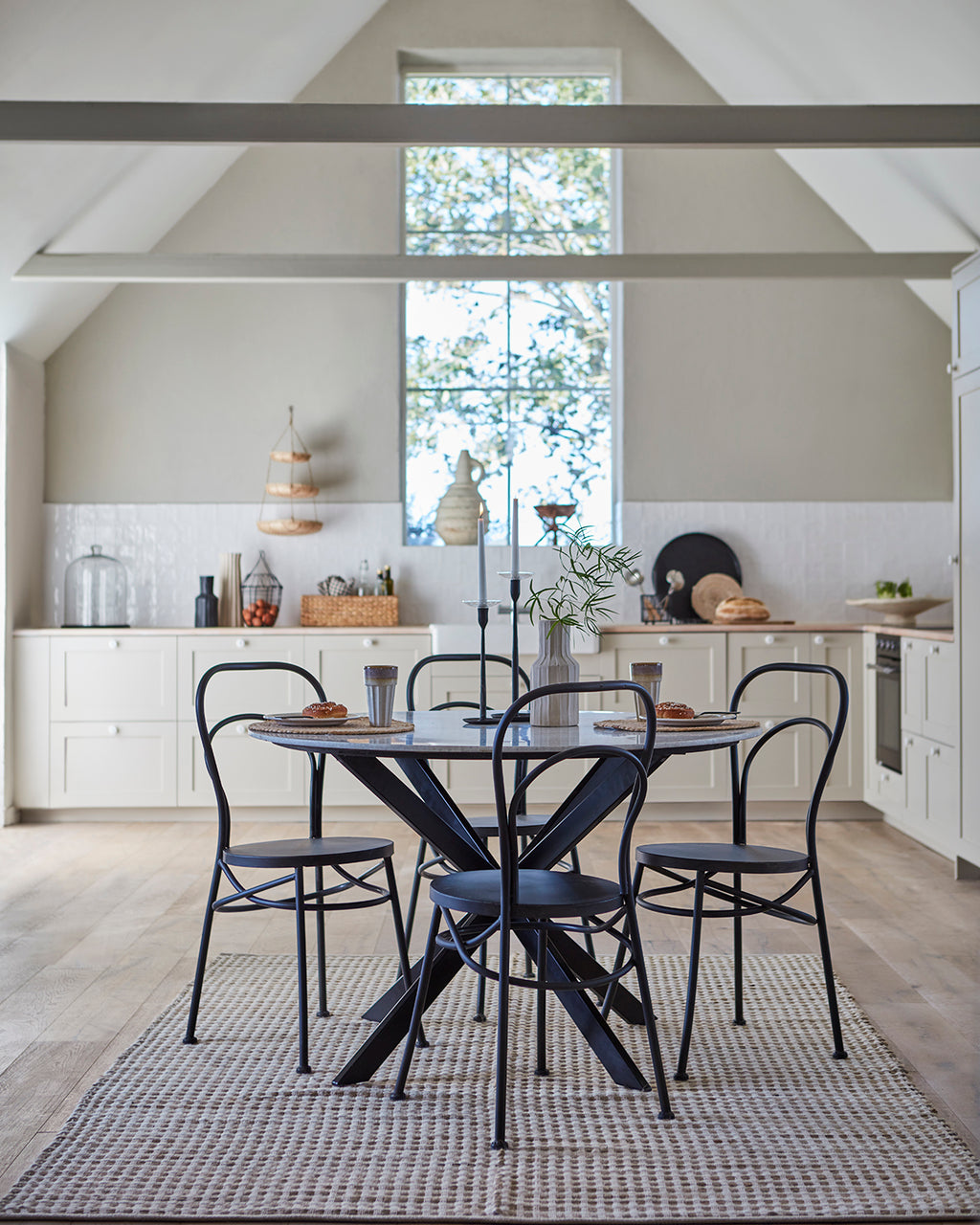 VENDELA Matta L, Beige/elfenben