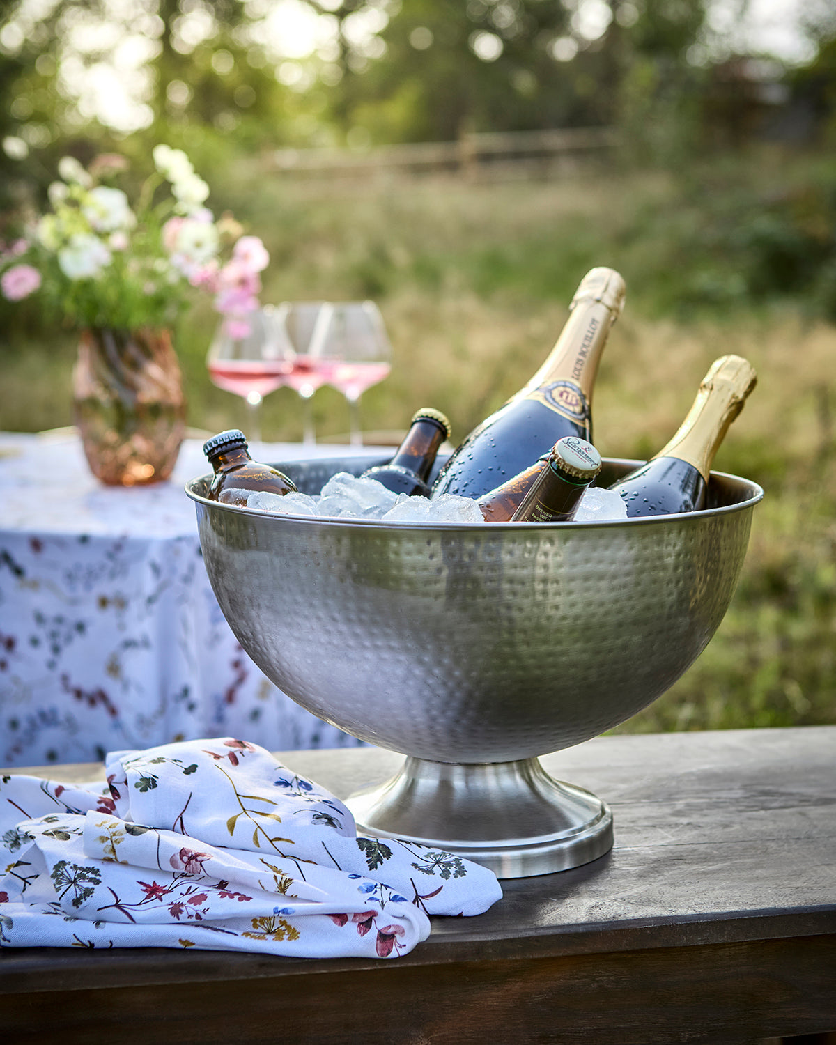 FLORA Servett, Flerfärgad 6st