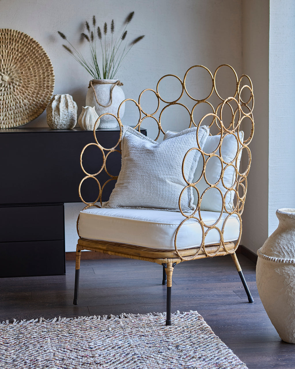 RIVIERA Karmstol inklusive dynor, Natur