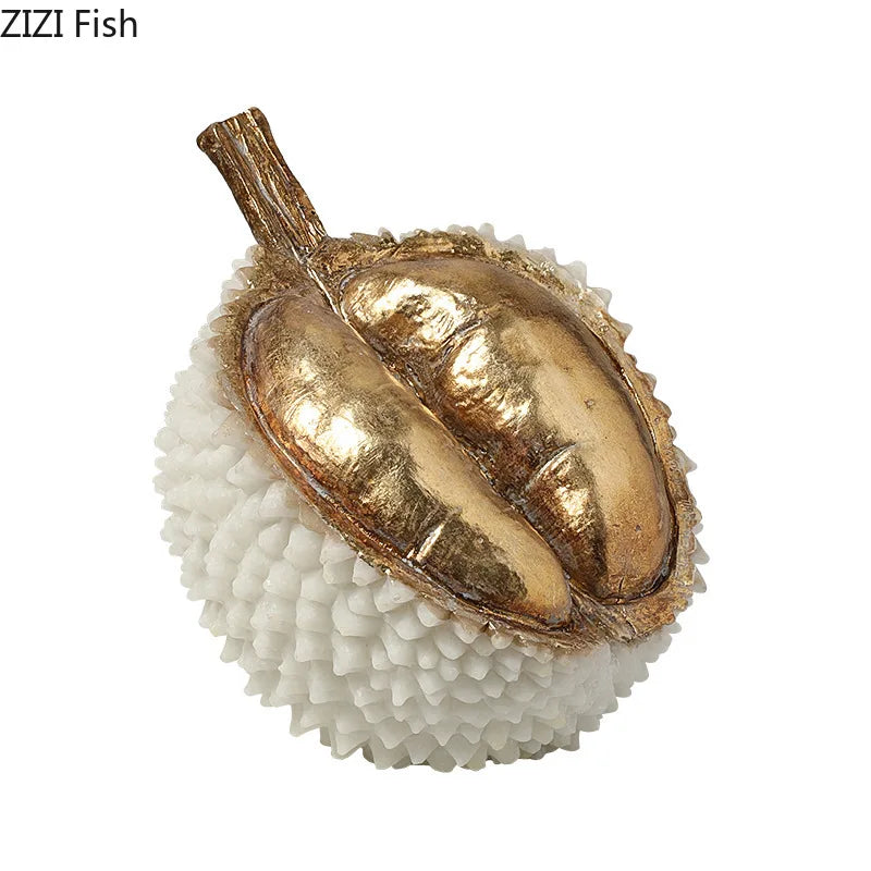 Guldbelagd Dorianskulptur Resin – Kreativ Skrivbordsornament Rumsdekor