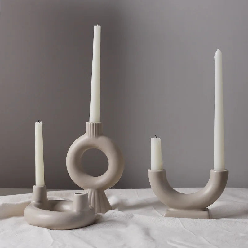 Nordisk Design Betong Ljusstake – Vardagsrum Hemdekor Ornament