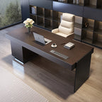 Executive Hutch Skrivbord – Förvaring & Eluttag