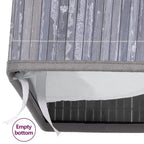 Tvättkorg Bambu 100 L Grå 2 Sektioner – Tvättstuga & Badrum Sortering