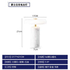 Bordslampa LED Touch – Laddningsbar Marmor