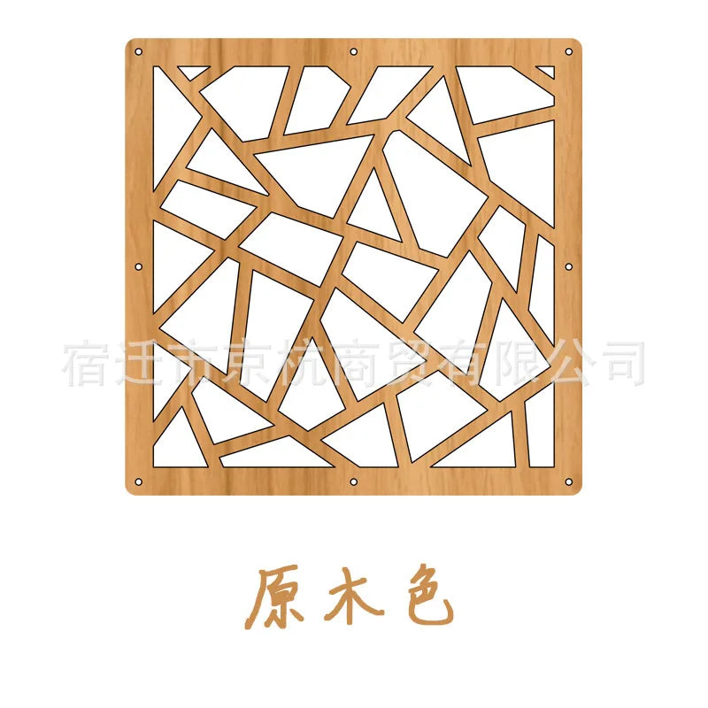 5-Pack Hängande Genombruten MDF Skärmpartition 29×29 cm – Kinesisk Hall & Hotell