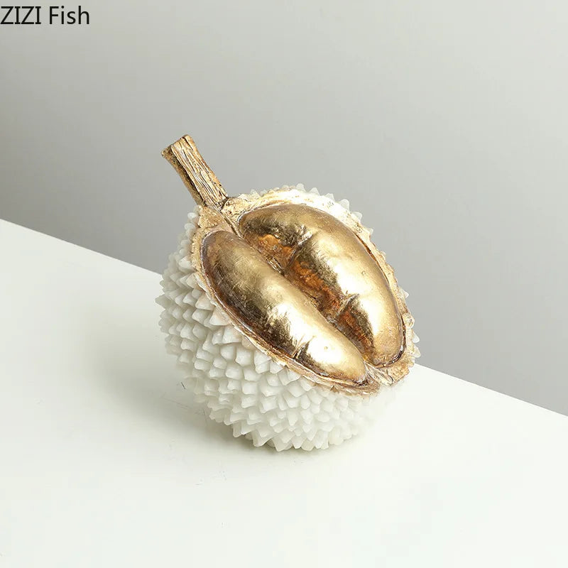Guldbelagd Dorianskulptur Resin – Kreativ Skrivbordsornament Rumsdekor