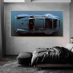 Lyxig Sportbil Canvas Poster Stor – Racing Supercar Väggkonst Kontor & Hem