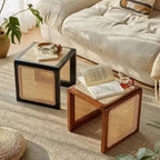 Rattansidobord Japansk Stil – Multifunktionell