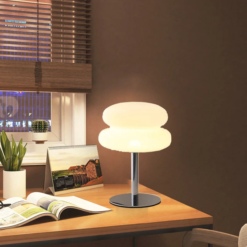 Macaron LED Bordslampa – Trichromatic Dimning Sovrum