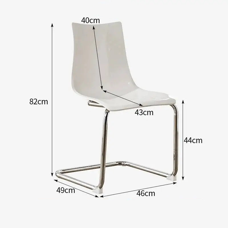 Transparent Akrylstol – Nordisk Minimalism