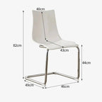 Transparent Akrylstol – Nordisk Minimalism