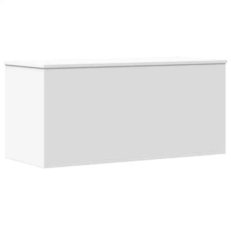 Vit Förvaringskista 100×42×46 cm Ingenjörsvirke – Dekorativ Hemorganisering