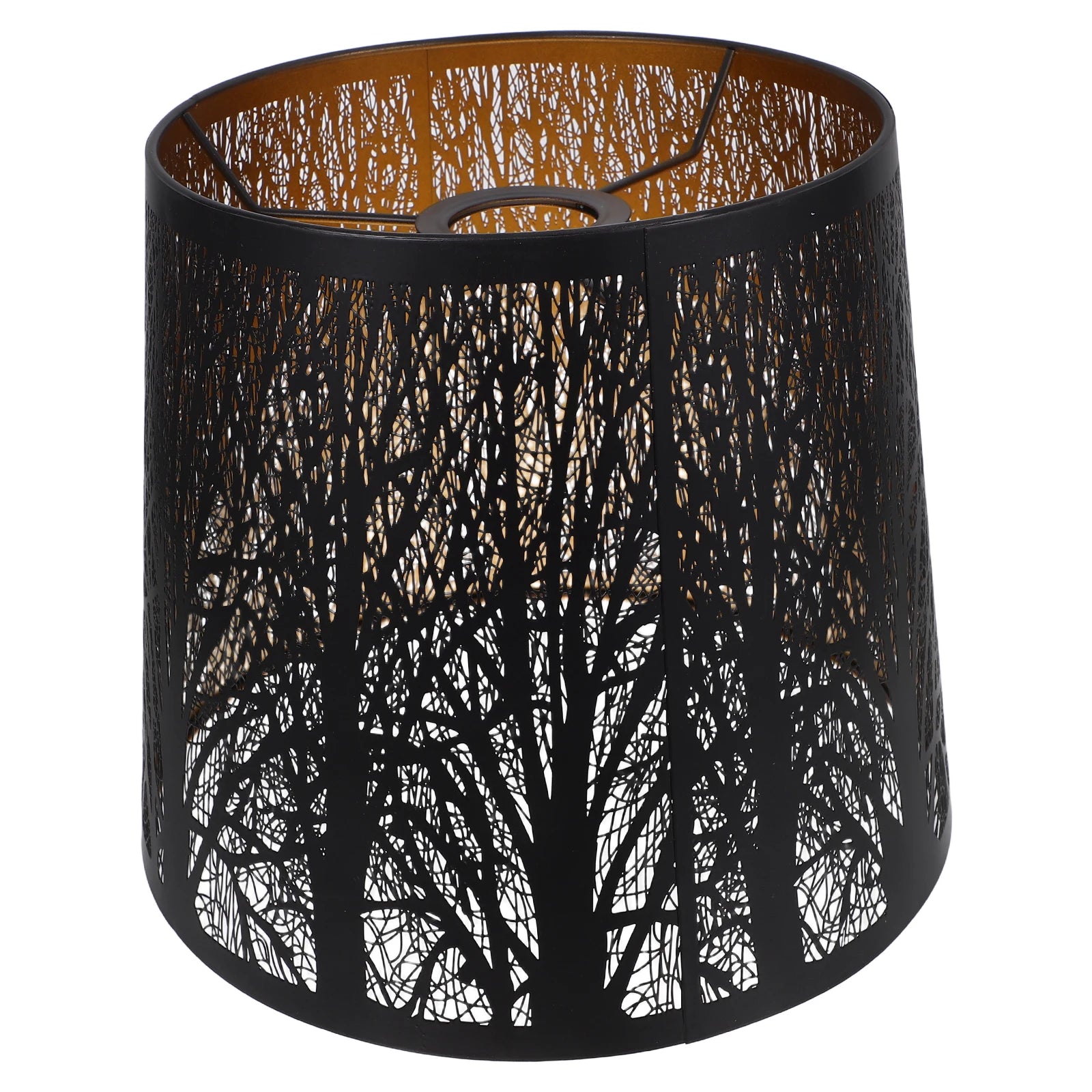 Vintage Järn Genombruten Lampskärm – Dekorativ Metallskärm Ersättning