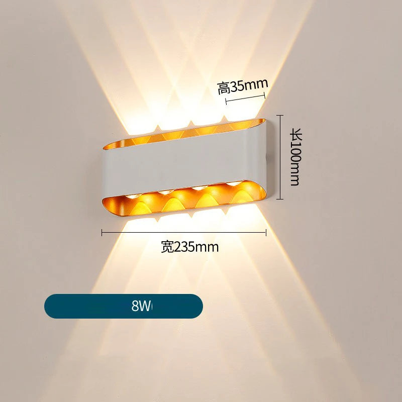 Utomhus Aluminium LED Vägglampa 10W IP65 – Balkong