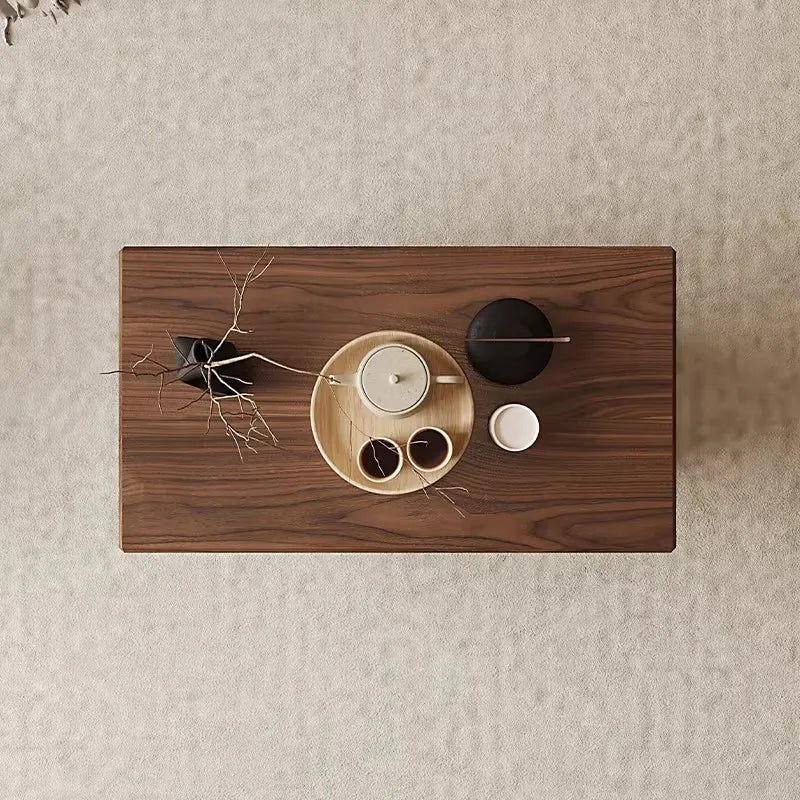 Soffbord Massivt Valnöt – Medeltidsstil Retro