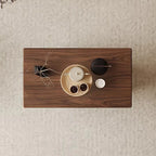 Soffbord Massivt Valnöt – Medeltidsstil Retro