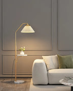Nordisk Golvlampa Plisserad Lampskärm – Soffa & Sovrum