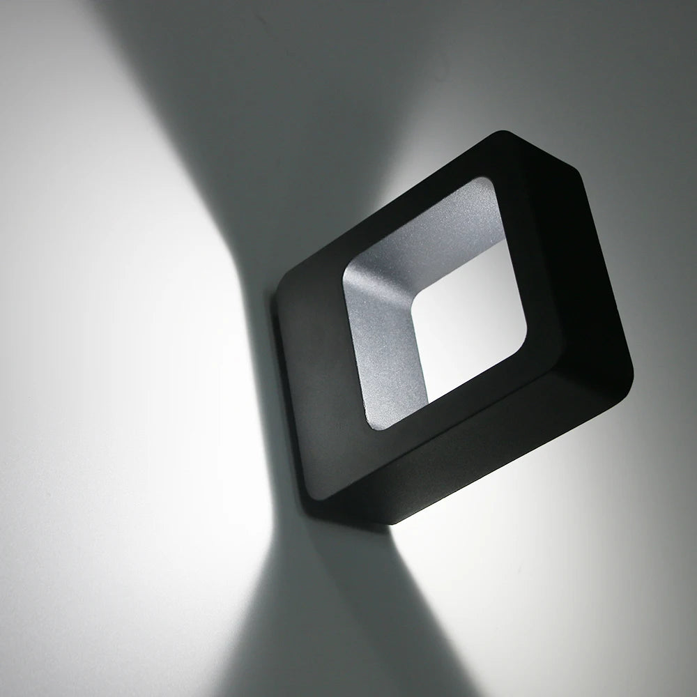 Rörelsesensor Utomhus Vägglampa – Aluminium Balkong