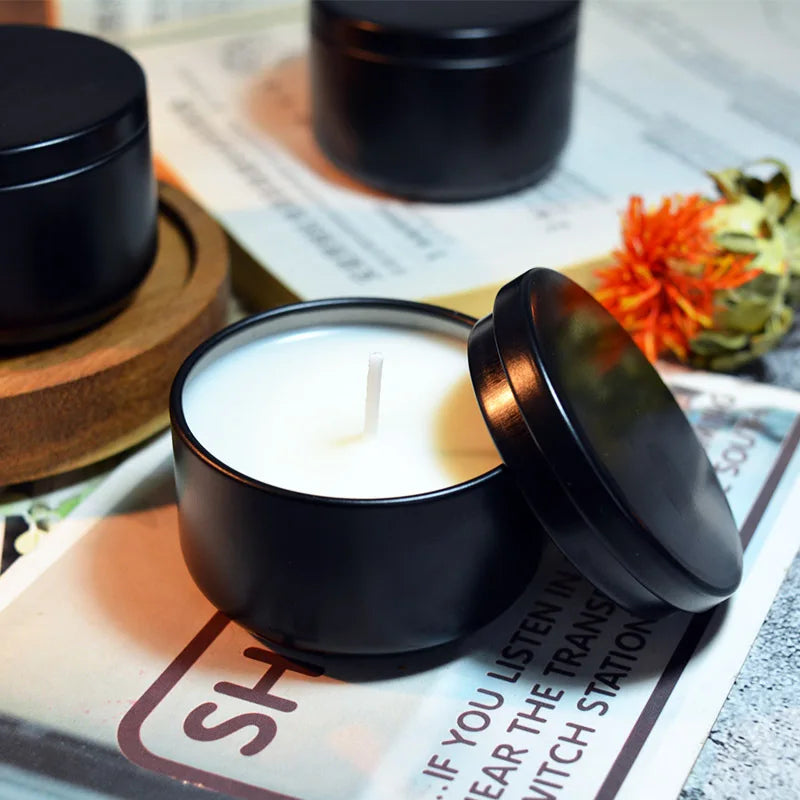 4-Pack Citronella Myggavvisande Aromljus – Portabelt Reseplåt Utomhus