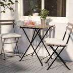 Fällbart Caféset – Bord & 2 Stolar