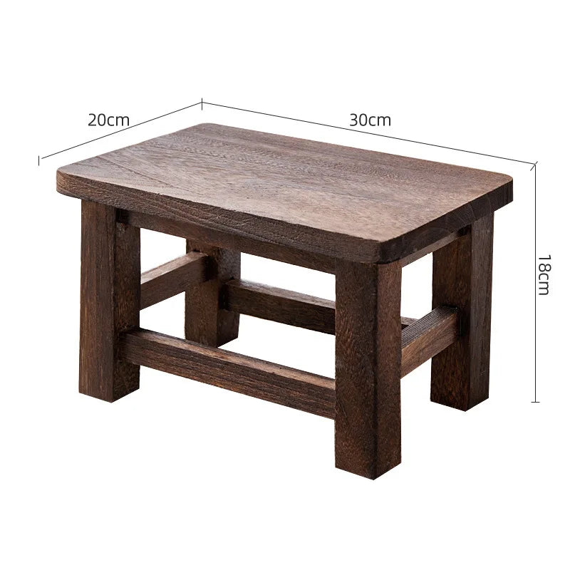 Liten Träpall – Minimalistisk Skopall