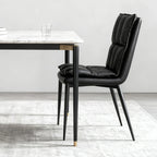 Designmatstol – Stoppad Lyxstol i Metall