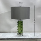 Kreativ Glasbordslampa Grön – Lyxig Hotell & Villa E27