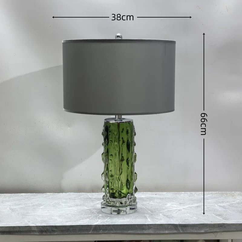 Kreativ Glasbordslampa Grön – Lyxig Hotell & Villa E27