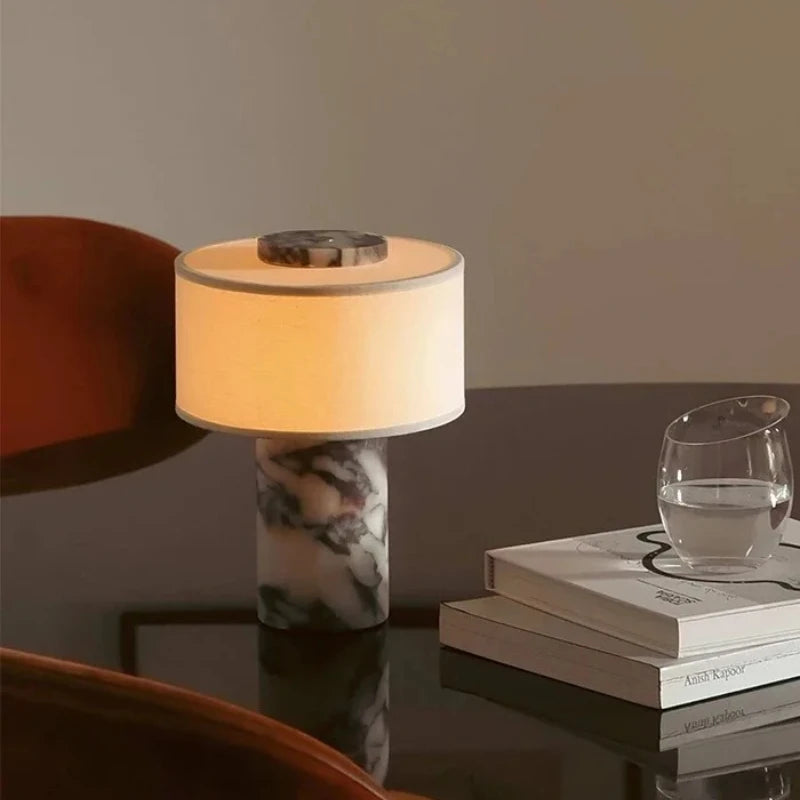 Lyxig Marmor Bordslampa Touch – Portabel Dimbar