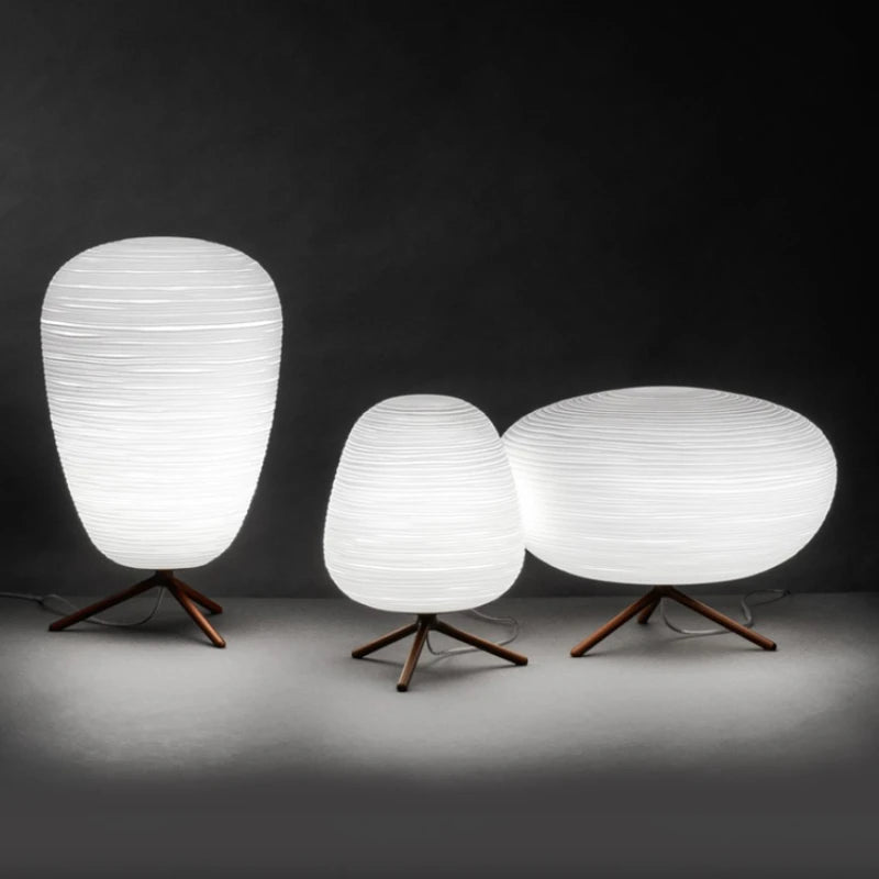 Designer Bordslampa Kokong – Mjölkvitt Glas Sovrum