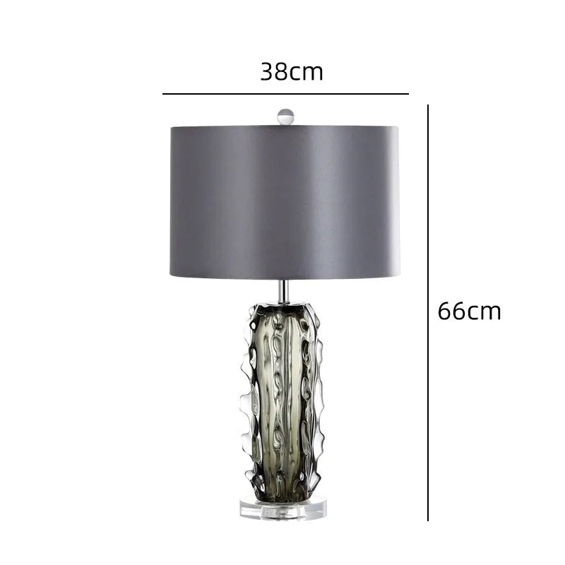 Kreativ Glasbordslampa Grön – Lyxig Hotell & Villa E27