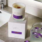 Aromljus Passionsfrukt & Viol Sojvax – Sovrum & Långvarig Hemfragrans