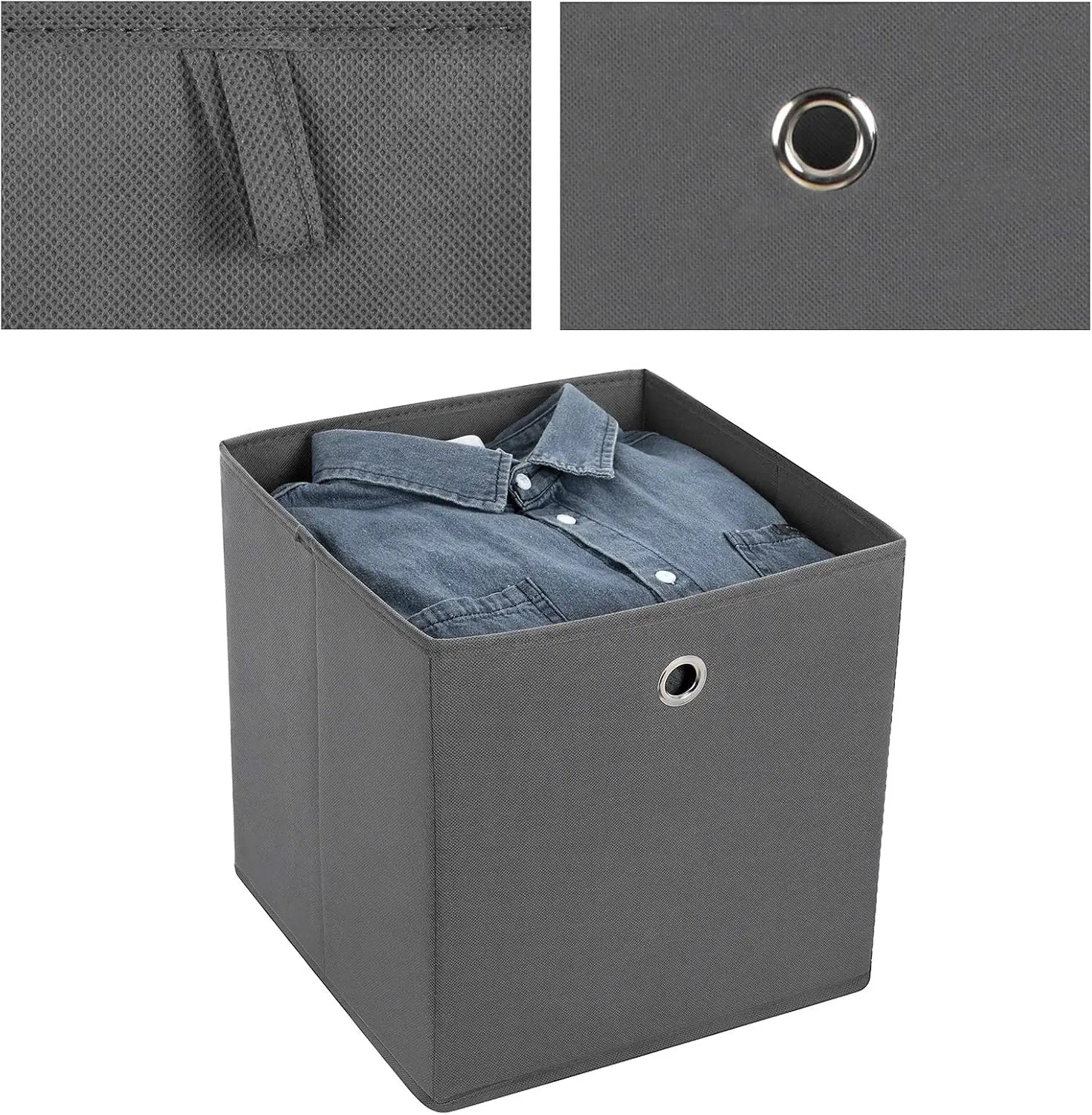 5/10-Pack Non-Woven Vikbara Förvaringskuber – Kläder, Underkläder, Leksaker & Kosmetika
