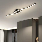 Modern Minimalist Svart Taklampa LED – Kontor & Sovrum