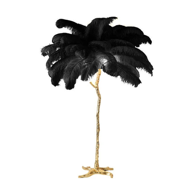 Modern Strutfjäder LED Golvlampa – Resin Sängbordslampa & Vardagsrum