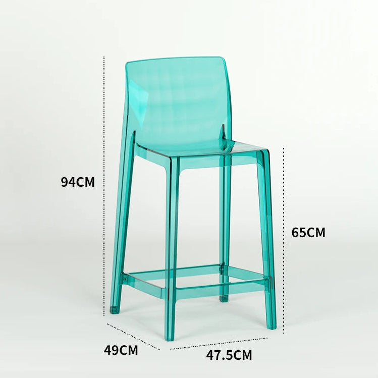 Transparent Akryl Barpall – Skandinavisk Stil
