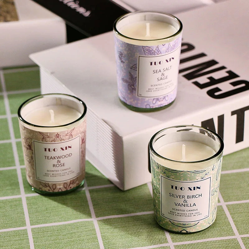 Aromljus Presentbox Glas Sojvax – Alla Hjärtans Dag & Hem