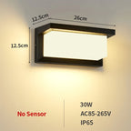 LED Utomhusvägglampa Radarsensor IP65 – Veranda 30W
