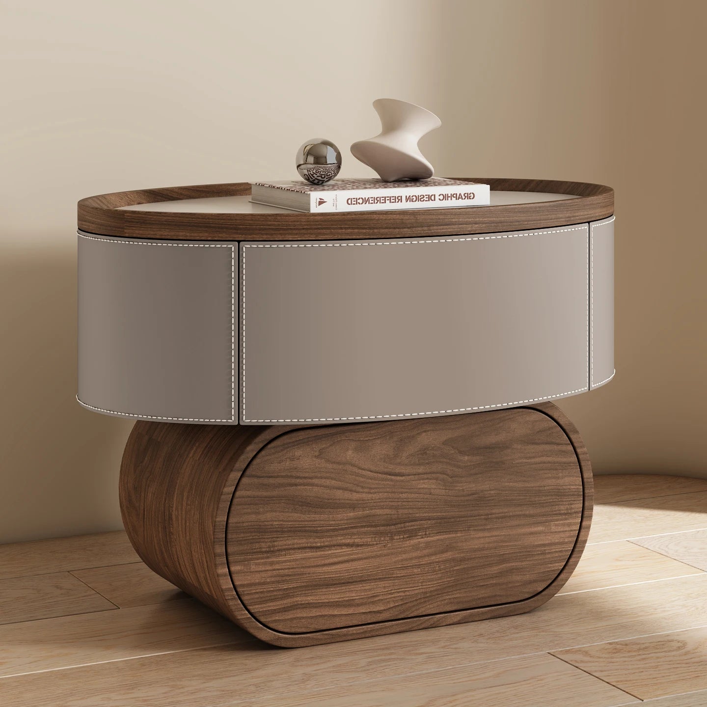 Platsbesparande Nattduksbord – Nordisk Minimalism