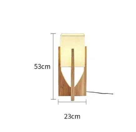 Nordisk Designer Trä Golvlampa – Teahouse & Hotell