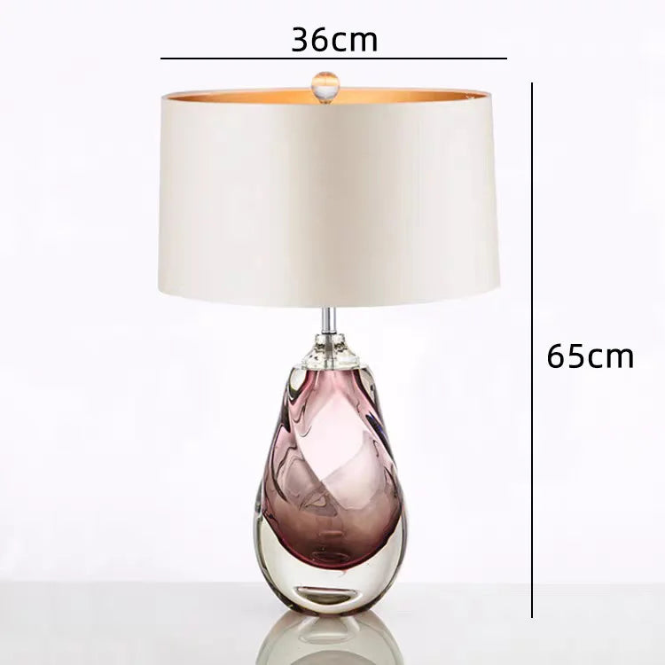 Kreativ Glasbordslampa Grön – Lyxig Hotell & Villa E27