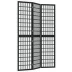 Vidaxl Shoji 3-Panelers Rumsavdelare 120×170 cm Granträ – Japansk Rispapper