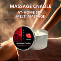 Massageolja Doftljus Amber & Vanilj 60ml – Sojvax Fuktgivande Jul Present