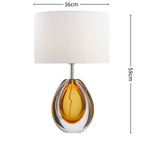 Kreativ Glasbordslampa Grön – Lyxig Hotell & Villa E27